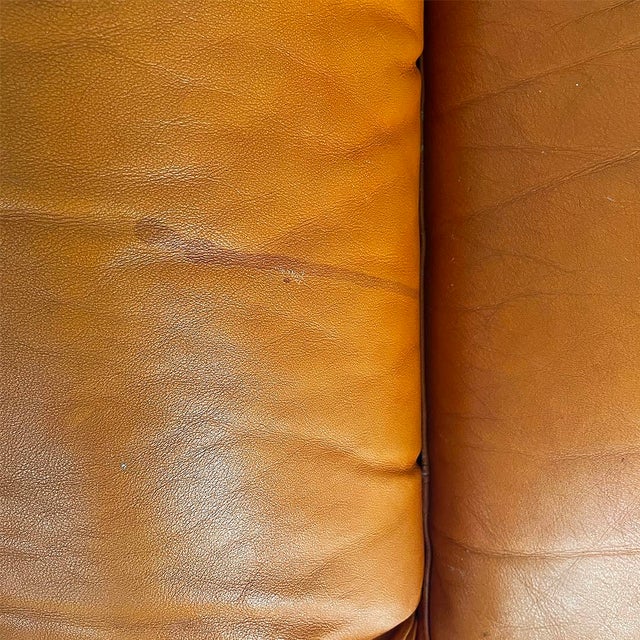 Italian Modern Leather Sofa by Alessandro Becchi for Giovannetti Collezioni, 1970 For Sale - Image 14 of 18