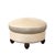 Émile-Jacques Ruhlmann Art Deco Upholstered Ottomans With Walnut Reeded Supports Manner of Ruhlmann For Sale - Image 4 of 13