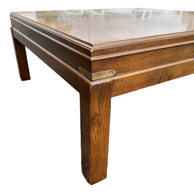 Vintage Square Coffee Table by Lane 38x38" Wide 16.5" High Chairish