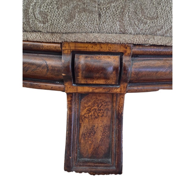 Light Green Late 20th Century Pair of Bernhardt Curved Sofas With Rolled Back For Sale - Image 8 of 11