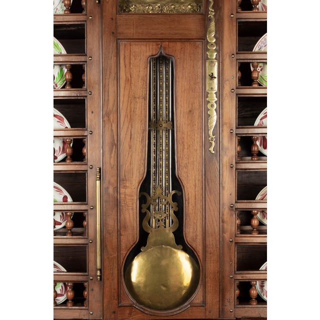 19th Century French Brittany Vaisselier With a Morbier Clock For Sale In Orlando - Image 6 of 12