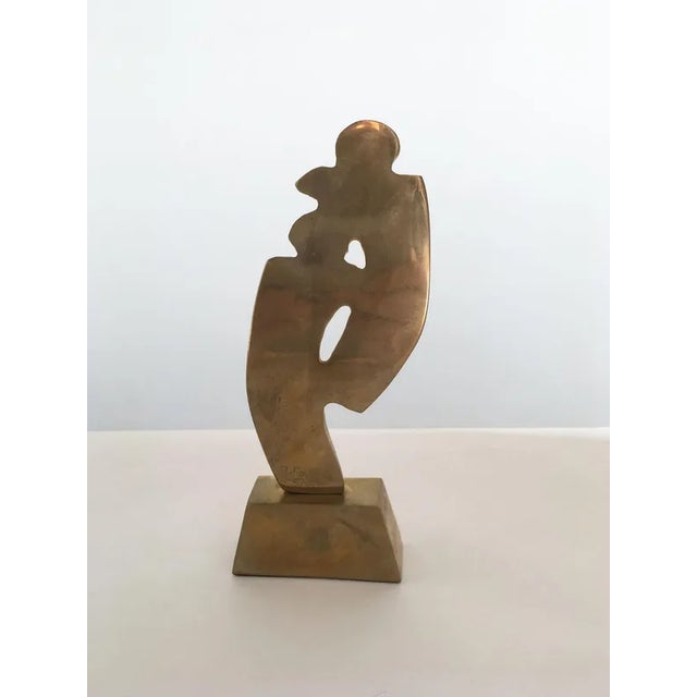 Italian Bronze Abstract Sculpture by Rodica Tanasescu, 1980 For Sale - Image 6 of 13