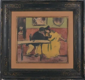 Pablo Picasso, The Divan, the Blues of Barcelona, Lithograph and Stencil Print