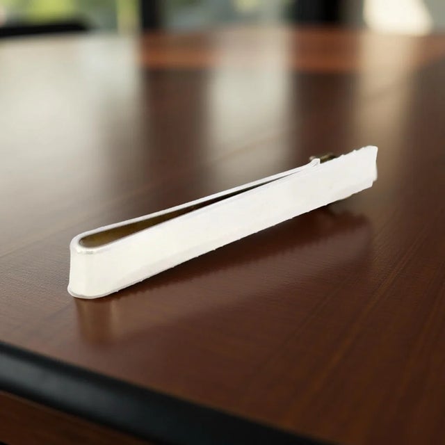 Metal Tiffany & Mens Tie Clip Sterling Silver 6 Grams Estate For Sale - Image 7 of 12