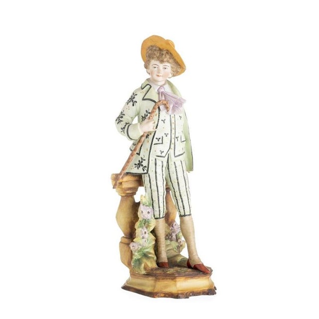 19th Century Porcelain Gallant Figure For Sale - Image 6 of 6