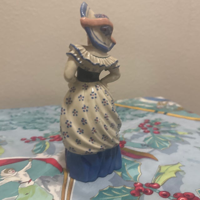 1950s Mid-Century Ceramic Arts Studio "Miss Lucindy" Porcelain Figurine For Sale - Image 5 of 12