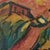 1930s Expressionist Painting of a Landscape Signed Peters For Sale - Image 5 of 12