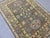2000 - 2009 Gray Kazak Wool Rug With Colorful Tribal Motifs, 3'4" X 4'9" For Sale - Image 5 of 13