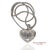 John Hardy 22k Yellow Gold and Sterling Silver Heart Pendant Necklace For Sale In New York - Image 6 of 14