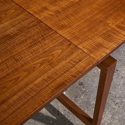 Black Extendable Dining Table in Teak by H. Brockmann Petersen for Louis G. Thiersen & Son, Denmark, 1960s For Sale - Image 8 of 13