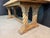 Brown French Oak Farmhouse Dining Table, 1920s For Sale - Image 8 of 15