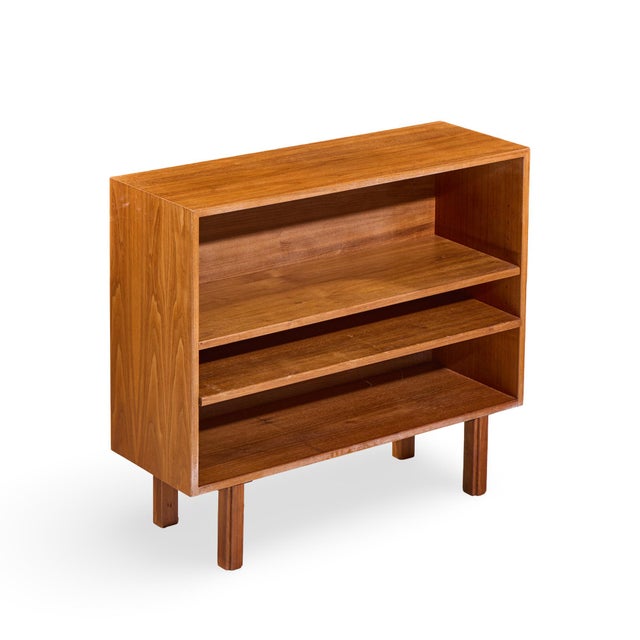 Jens Risom Mid Century Walnut Book Case - Pair For Sale - Image 9 of 10