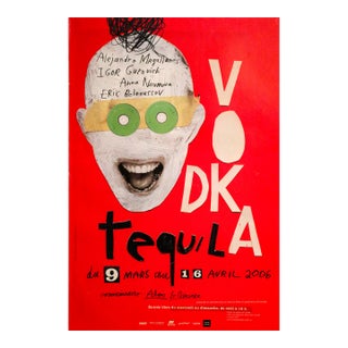2006 Canadian Exhibition Poster - « Vodka Tequila » Uqam Center of Design For Sale