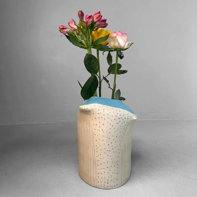 Japanese Modernist Ikebana Vase, 1970s For Sale - Image 6 of 18