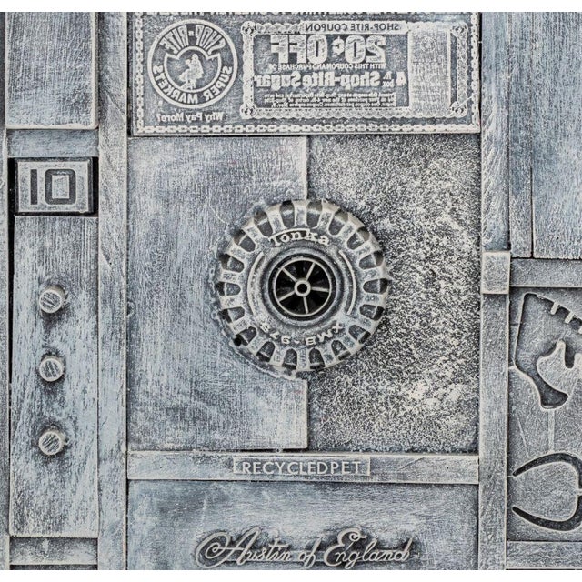 Contemporary Bill Clark Found Object Assemblage on Board For Sale - Image 3 of 9