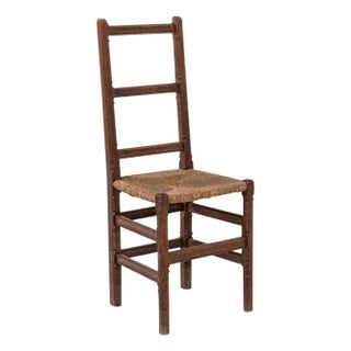 1900s Belgian Wooden Chair For Sale