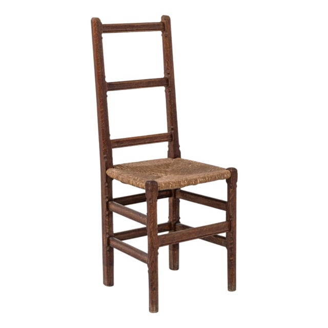 1900s Belgian Wooden Chair For Sale