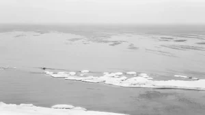 Ugne Pouwell, Frozen Coast, 2026, Monochrome Landscape Photography, Limited to 20