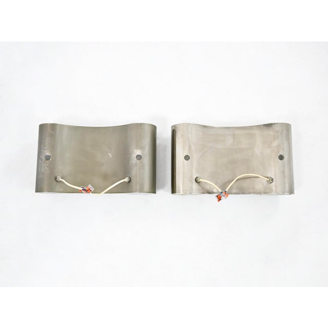 Chrome Foglio Wall Lamps by Tobia and Afra Scarpa for Flos, 1960s, Set of 2 For Sale - Image 11 of 13