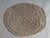 Late 20th Century Vintage Mid Century Modern Handwoven Raffia Placemats Oval Scalloped Edge Boho Coastal Set of 16 For Sale - Image 5 of 6