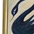 Art Deco Original Black Swan Painting No. 2 in Brushed Gold Frame, Oil on Canvas, 21" H X 17" W by Tatiana Duperault For Sale - Image 3 of 5