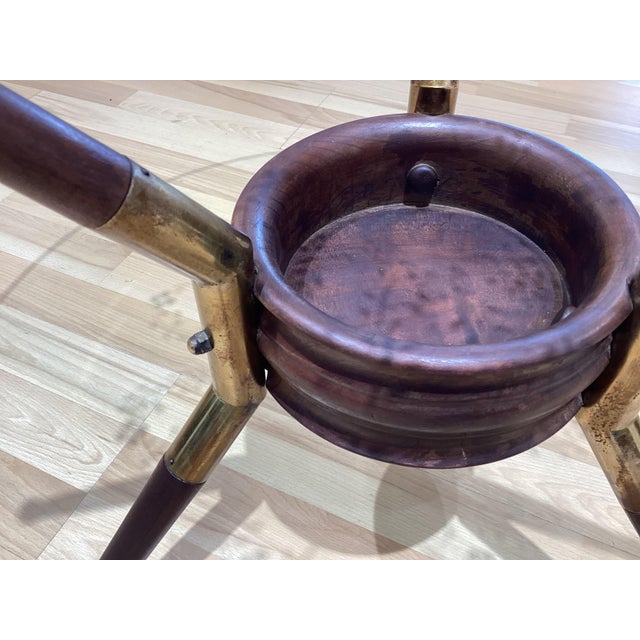 Brown Vintage Coffee Table by Cesare Lacca, 1950s For Sale - Image 8 of 10