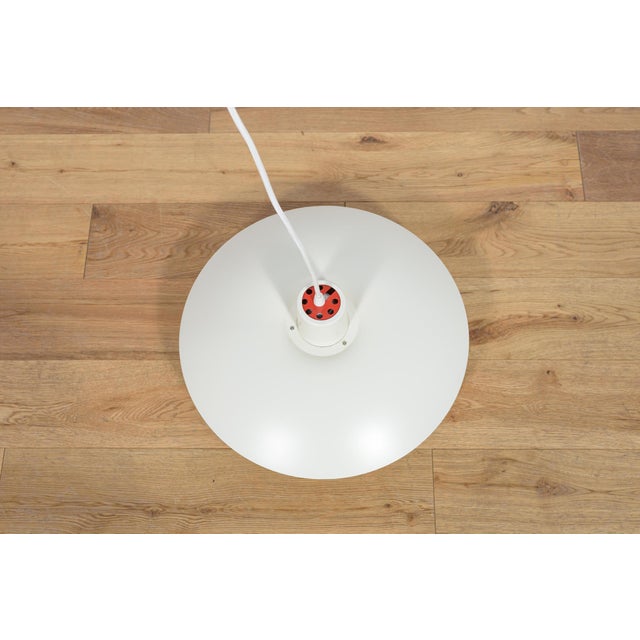 White Mid-Century Ph4 Pendant Lamp by Poul Henningsen for Louis Poulsen, 1960s For Sale - Image 8 of 15