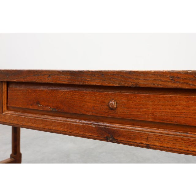 Antique Rustic Oak Dinner Table, France, 1800s For Sale - Image 6 of 18