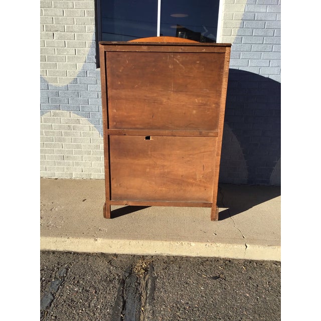 Vintage Circa 1930's Deco Wardrobe For Sale - Image 12 of 12