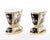 An elegant pair of late 19th century Dresden porcelain decorative cachepots, beautifully crafted in Germany by the...