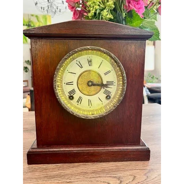Vintage 1953 Mahogany Mantel Clock Signed and Dated Chairish sells clocks only with display as the intended use. The...