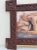 Newly Created Artwork by Erica Everage With Antique Wood Tramp Art Frame With Modern Erica Everage Art Drawing-Abstracted Figurative Conte on Paper For Sale - Image 4 of 12