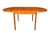 Vintage Danish Modern Teak Dining Table With Carved Tapered Legs For Sale - Image 18 of 18