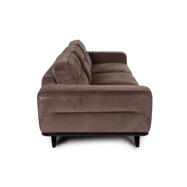 Brown Audacia Three-Seater Sofa in Fabric from Natuzzi For Sale - Image 8 of 11