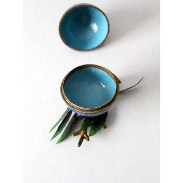 French Country Antique Cloisonne Box For Sale - Image 3 of 12