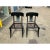 Vintage Klismos Black Dining Chairs - A Pair For Sale - Image 4 of 5