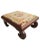 19th Century American Empire Magogany and Needlepoint Upholstered Foot Stool. Measures 21.75" in width, 15.75" in depth...