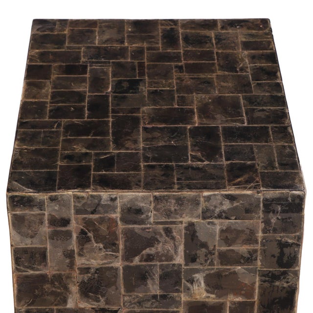A Mica End Table or Small Coffee Table, in the Manner of Jean-Michel Frank For Sale In Philadelphia - Image 6 of 6