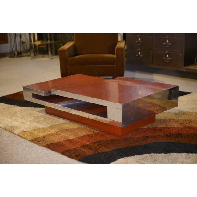 Gray Coffee Table by Philippe Jean, 1970s For Sale - Image 8 of 10