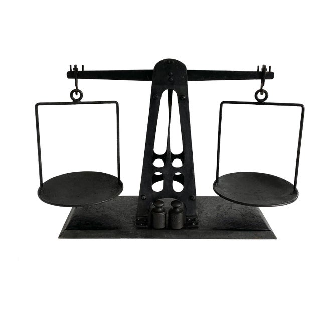 Extraordinary Antique French Balance Scale For Sale