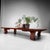 Wood Large Japanese Zataku Low Table in Keyaki Wood, 1960s For Sale - Image 7 of 18