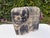 Vintage Brutalist Blackwashed Terracotta Elephant Sculpture For Sale - Image 4 of 9