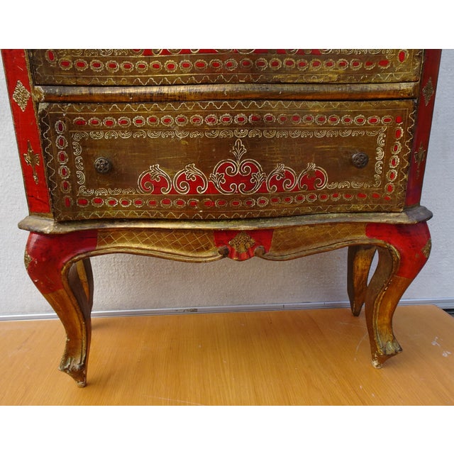 Vintage Italian Florentine Chest of Drawers, 1970 For Sale - Image 13 of 18