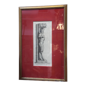 Antique Giovanni Antonio Faldoni Engraving Print of Delle Antiche Statue