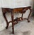 1900s French Regency Carved Walnut Console Table With White Marble Top For Sale - Image 4 of 13