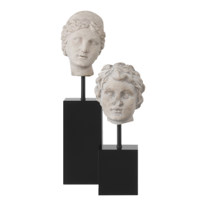 Currey & Company Venus Head on Stand Set of 2