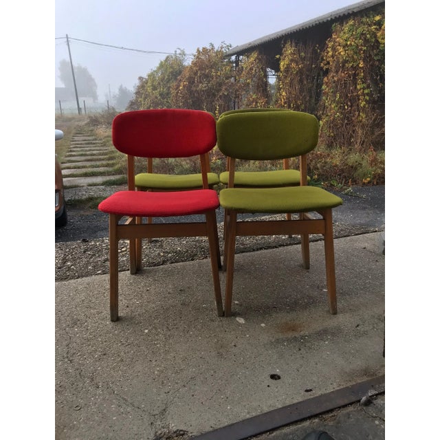 Desk Chairs, 1960s, Set of 4 For Sale - Image 6 of 8