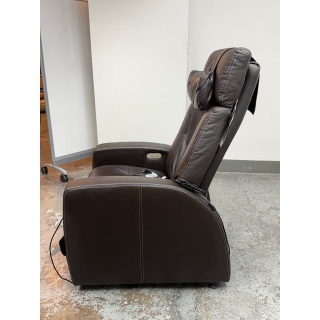 Positive Posture Luma Lift Assist Recliner, Chocolate Brown For Sale - Image 4 of 12