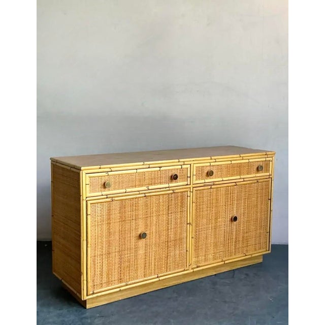 Chinoiserie Vintage Boho Bielecky Brothers Credenza For Sale - Image 3 of 12