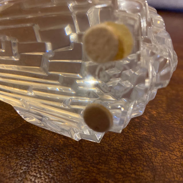 Transparent Vintage 1980s Baccarat France Crystal Porcupine Figurine Paperweight #764415 For Sale - Image 8 of 9